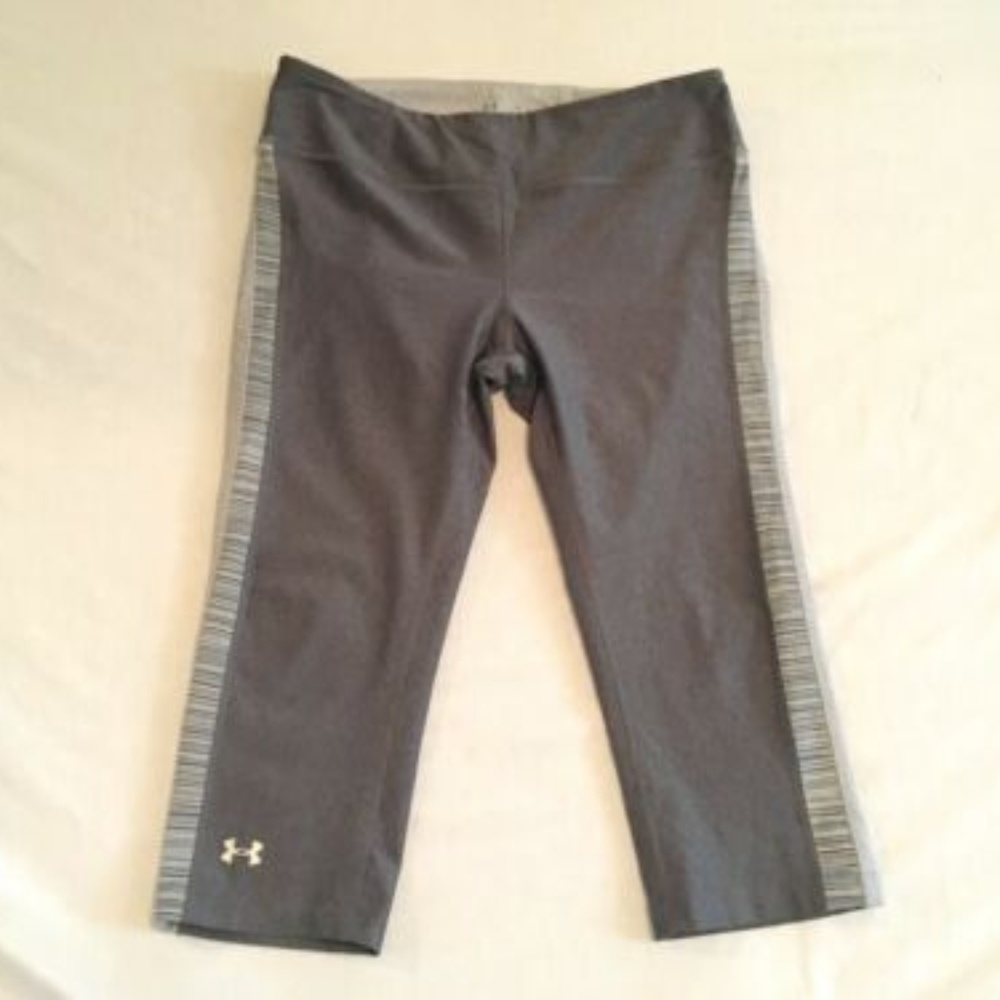 Under Armour Tights Capri Heatgear Women M Gray